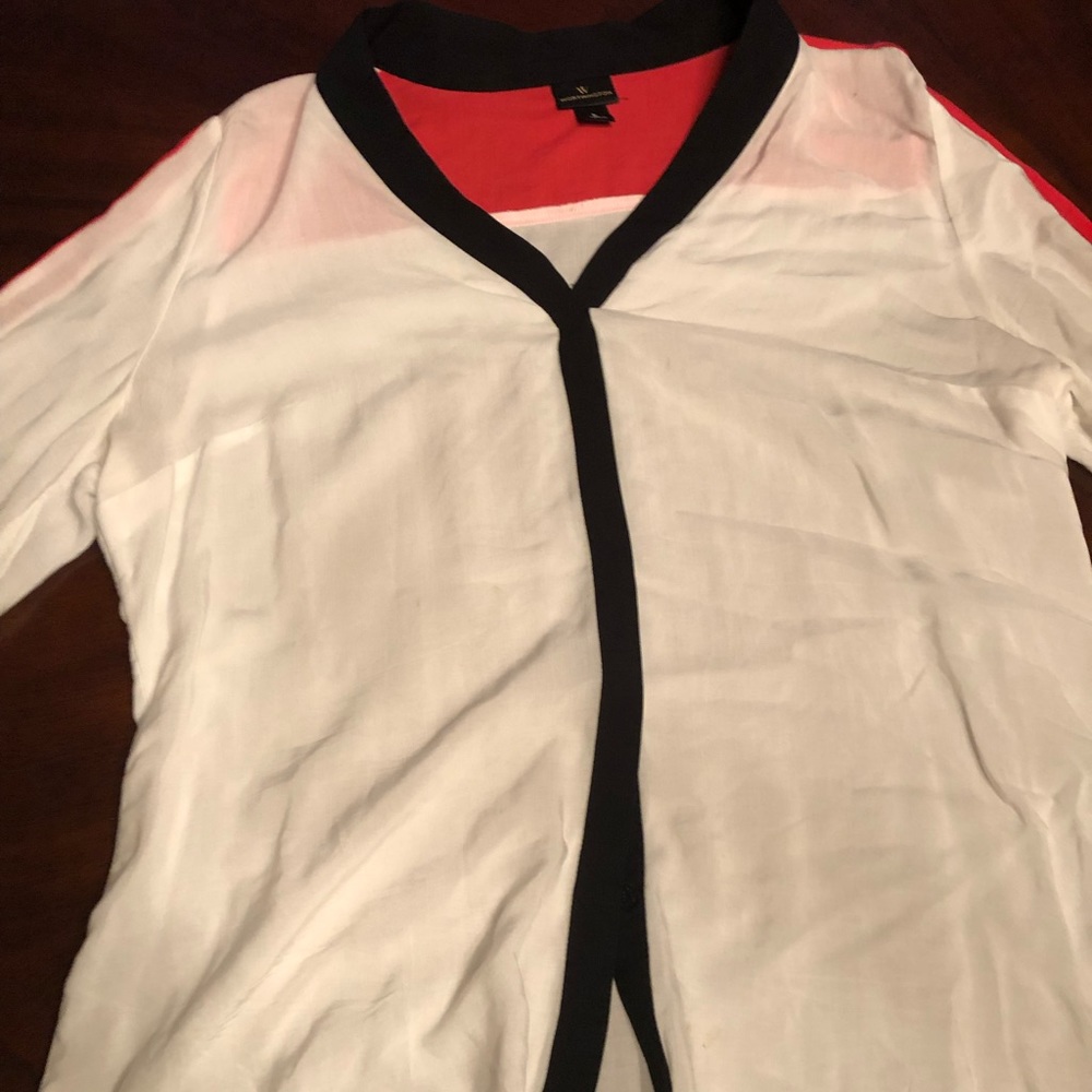 Worthington color block button down